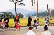 小野町 浮金小獅子舞